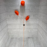 FUZZY TRUFFLE TREES SPRAY X3 - ORANGE 36" - DCSP3641OR