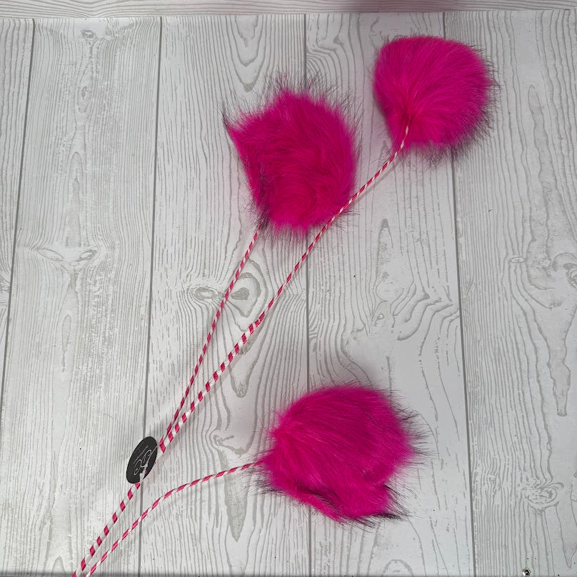 FUZZY TRUFFLE TREES SPRAY X3 - PINK 36" - DCSP3640PK