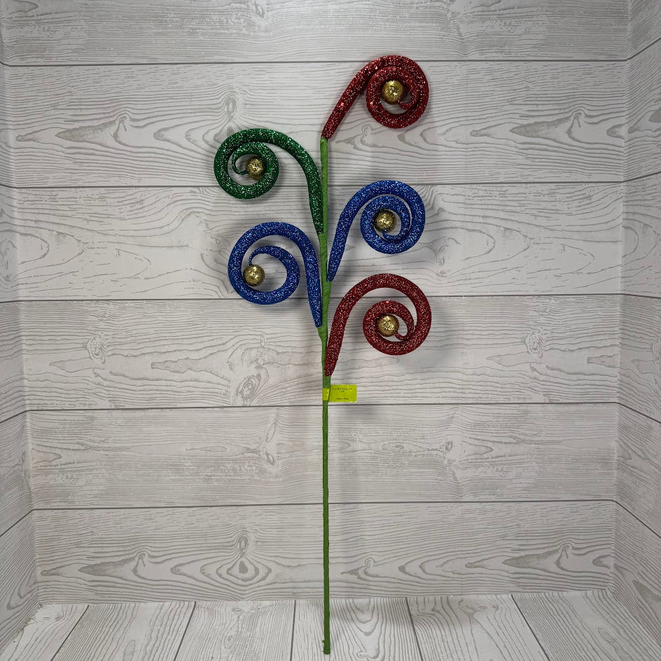 CURL BALL SPRAY X5 H28 - RED/GREEN/BLUE - 82199RGW