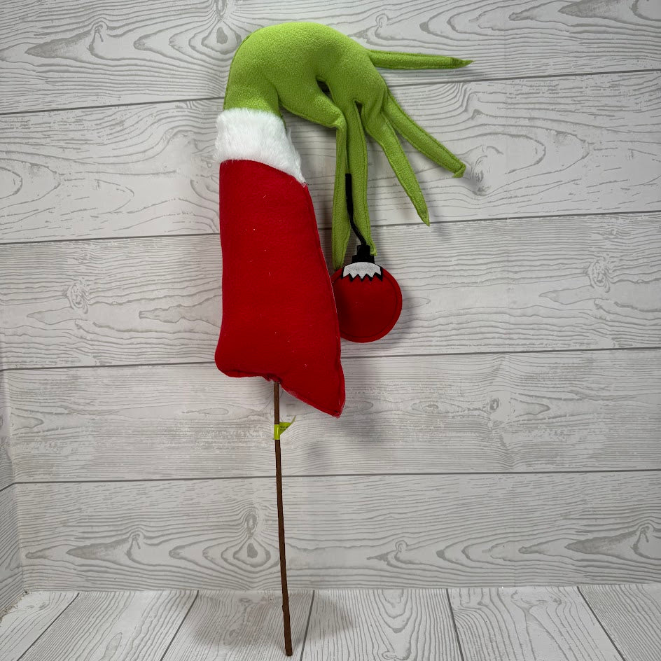 GREEN MONSTER HAND ORNAMENT PICK H23XW11 - 85512RWG * RD
