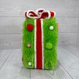 DECOR FURRY GIFT BOX LARGE H9XW4.5XD4.5 - 86771GN * G PK