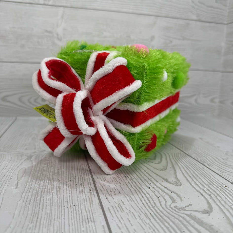 DECOR FURRY GIFT BOX LARGE H9XW4.5XD4.5 - 86771GN * G PK