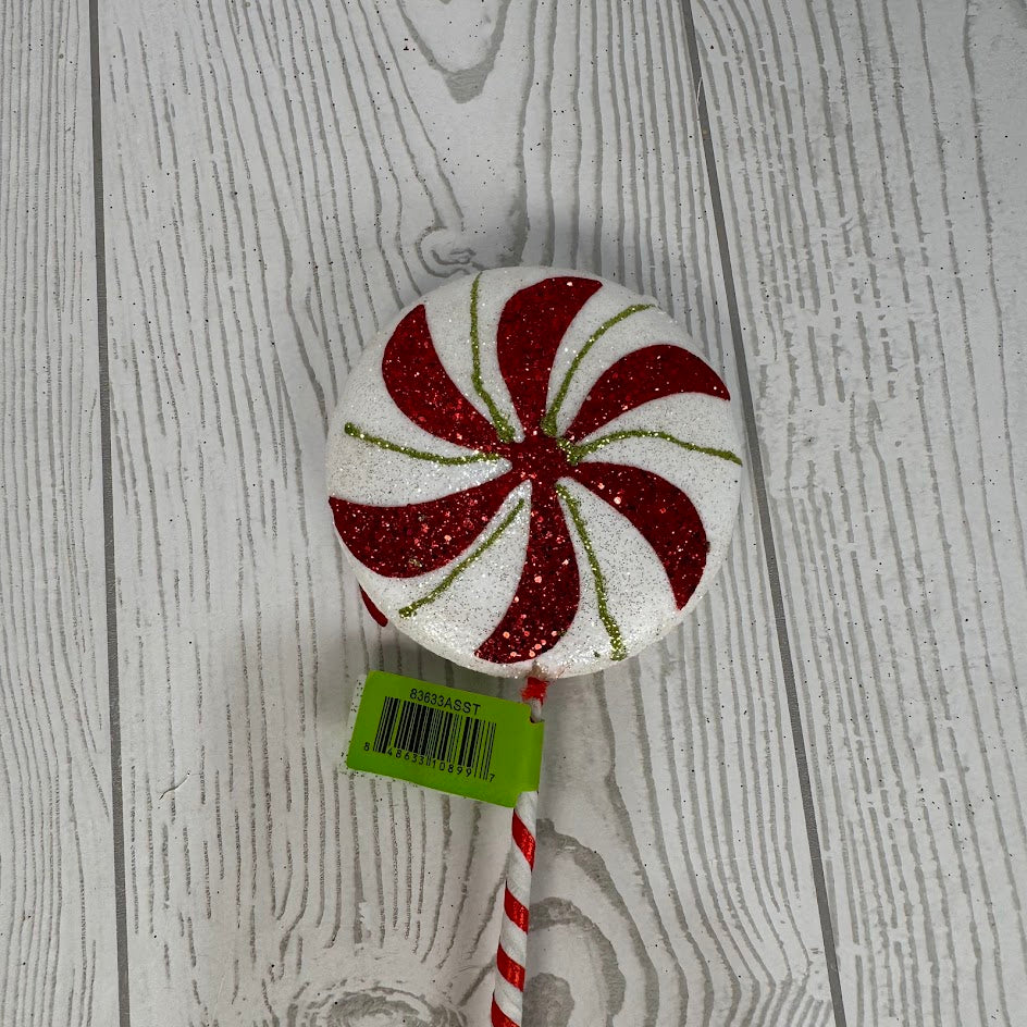 PEPPERMINT PICK 12L - RED/GREEN - 83633ASSTG * PK G