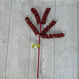 FRIZZY CURLY PICK H16 - RED - 82510RD * RD