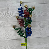 CURLY BALL SPRAY X5 H28 - RED/GREEN/BLUE - 82614RGB * RD
