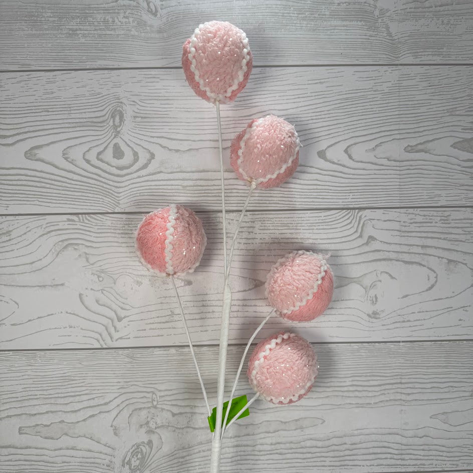 BALL SPRAY X5 H25 - PINK/WHITE - 86246PKWT * BL G