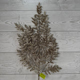 GLITTER FERNS SPRAY X5 H28 - CHAMPAGNE - 86927CH * G