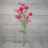 GLITTER BALL PICK X9 H18 - 86628PK * RD