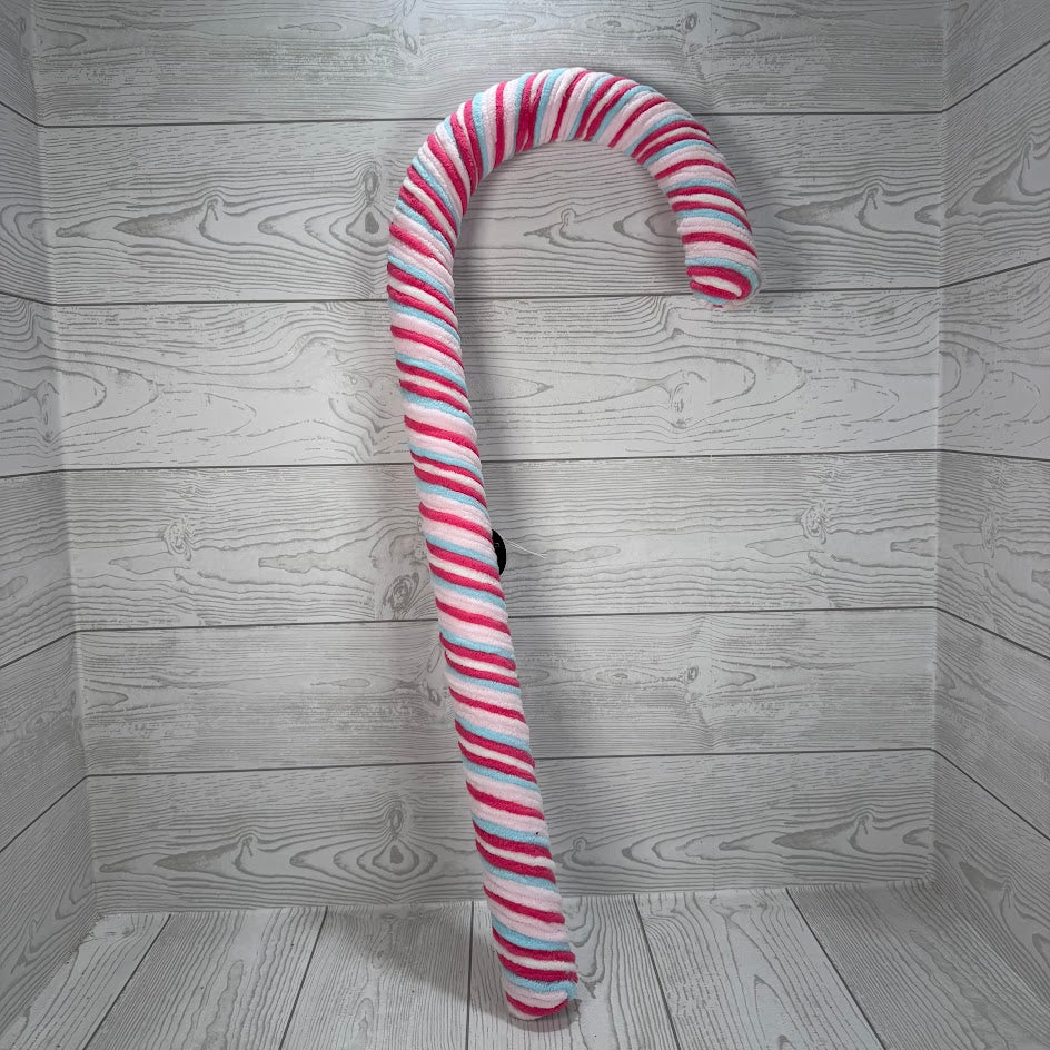 CHENILLE BRIGHT CHRISTMAS CANDY CANE 24" - MULTI - DC22712A