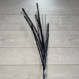 33" GLITTER BEAD BERRY/METALLIC TWIST SPRAY - DARK BLUE - DCSP6410DKBL