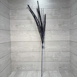33" GLITTER BEAD BERRY/METALLIC TWIST SPRAY - DARK BLUE - DCSP6410DKBL