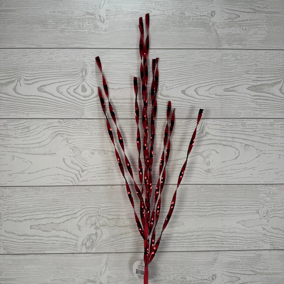 27.5" METALLIC TWIST SPRAY LARGE - RED - DCSP6409RD