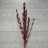 27.5" METALLIC TWIST SPRAY LARGE - RED - DCSP6409RD