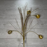 34" METALLIC TWIST/BALL SPRAY - GOLD - DCSP6411GD