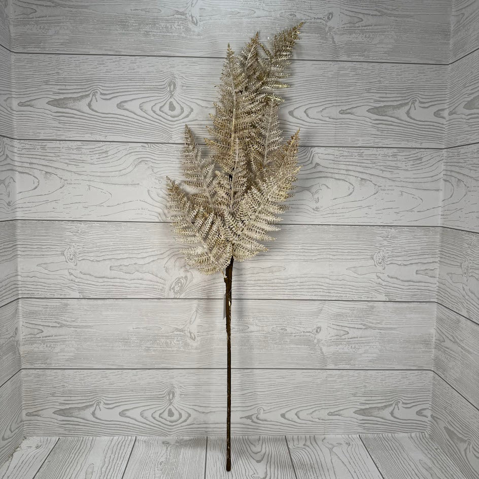 29IN FERN SPRAY FROST W/ GOLD - 32141