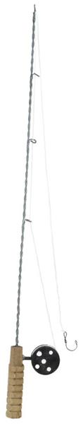 20"L FISHING POLE - BLACK/BROWN/WHITE - MM9106
