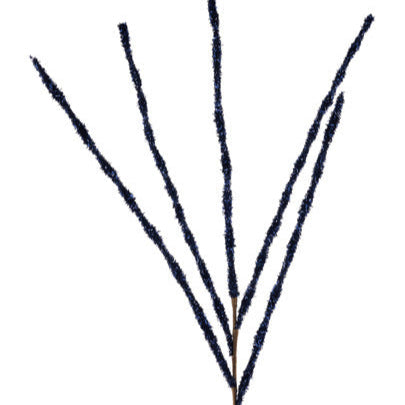 39"L V-CUT FOIL GLITTER SPRAY - NAVY BLUE - MN040519