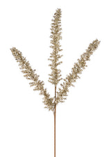 18"L V-CUT FOIL GLITTER SPIKE - CHAMPAGNE - MN0409M2