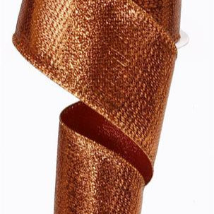 2.5"X10YD METALLIC RIBBON - COPPER - RG0140052