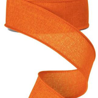 1.5"X10YD ROYAL BURLAP - ORANGE - RG127820