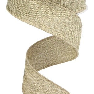 1.5"x10YD THICK ROYAL BURLAP - BEIGE BROWN - RGC164304