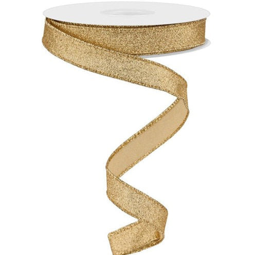 5/8"X10YD SHIMMER GLITTER - GOLD - RGF108908