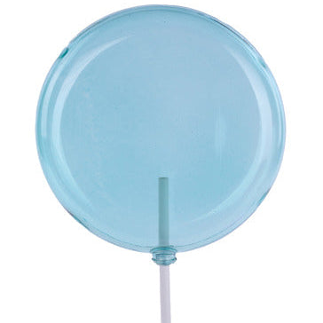 120MM LOLLIPOP W/STICK, 11.75"OAL - CLEAR ICE BLUE - XC1163CE