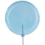 120MM LOLLIPOP W/STICK, 11.75"OAL - CLEAR ICE BLUE - XC1163CE