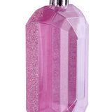 7"L X 4"W GLITTER RECTANGLE GEM ORNAMENT - PINK - XJ563422