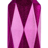 5.5"L X 2.5"W CUBIC RECTANGLE GEM ORNAMENT - FUCHSIA - XJ716207