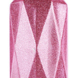 5.5"L X 2.5"W CUBIC RECTANGLE GEM ORNAMENT - PINK - XJ716222