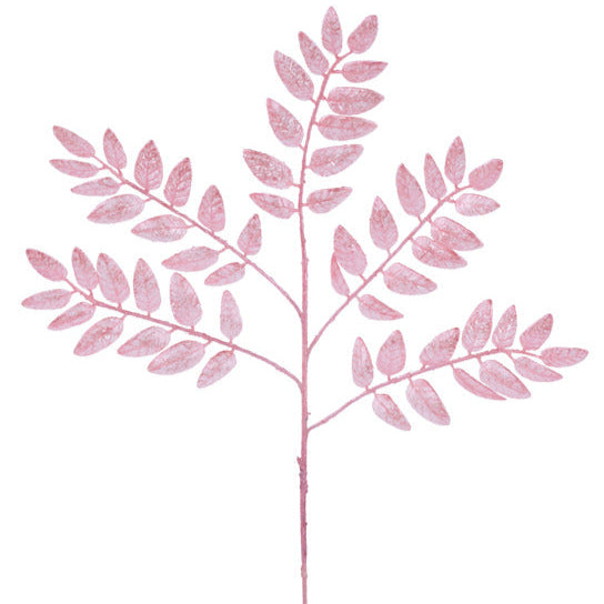 21.5"L PEARL HONEY LOCUST SPRAY - PINK - XS248122