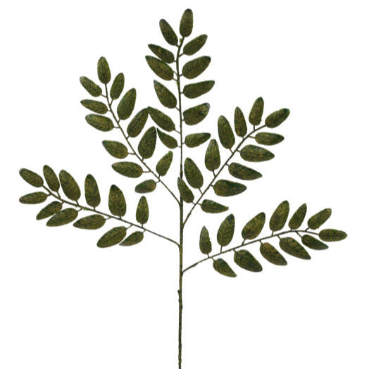 21.5"L WASHED HONEY LOCUST SPRAY - GREEN/GOLD - XS248309