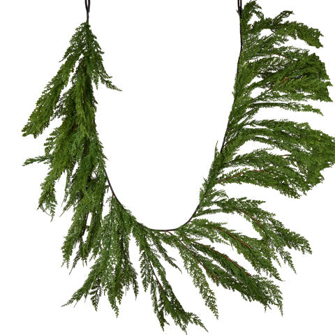 6'L ARBORVITAE HANGING GARLAND - GREEN - XX9440