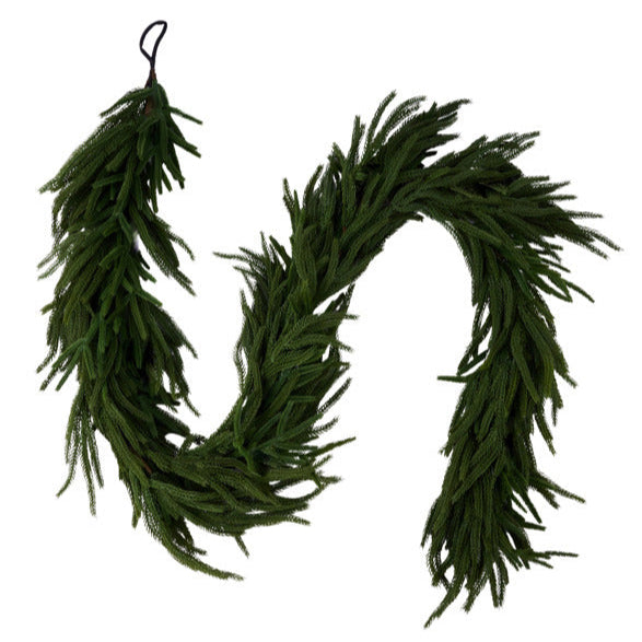 6' R/L MIXED MING PINE THIN GARLAND - MULTI GREEN - XX974209
