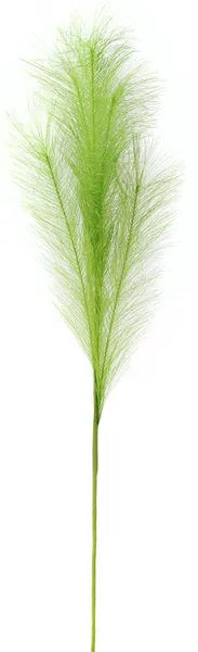 32.75"L FABRIC GRASS PLUME SPRAY - LIME GREEN - FG601356