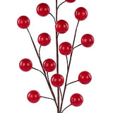 25.5"L BERRY SPRAY - SHINY RED - EC447524