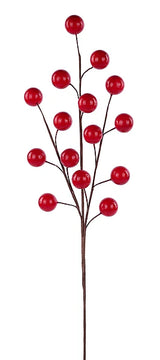 25.5"L BERRY SPRAY - SHINY RED - EC447524