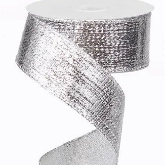 1.5"X10YD METALLIC RIBBON - SILVER - RG0139926