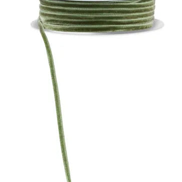 1/8"X20YD WOVEN VELVET - SAGE, UNWIRED - RN591380