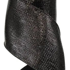 4"X10YD METALLIC RIBBON - BLACK - RG0153502