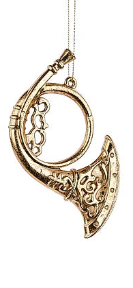 4.75-5"H FLAT INSTRUMENT ORNAMENT - GOLD - XJ745208-3