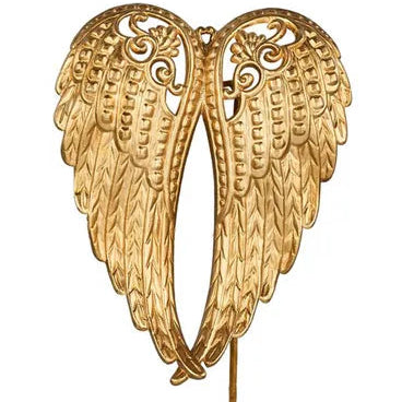 5.75"L X 4.5"W WING W/PICK, 15"OAL - GOLD - MF395808