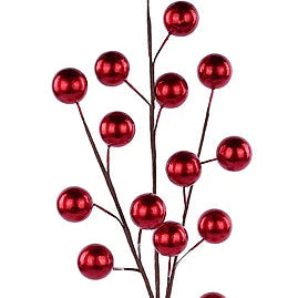 25.5"L BERRY SPRAY - METALLIC RED - EC447532