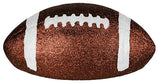 11"L FOOTBALL - CHOCOLATE GLITTER - MZ2057