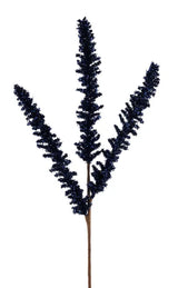 18"L V-CUT FOIL GLITTER SPIKE - NAVY BLUE - MN040919
