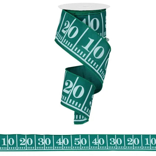 2.5"X10YD FOOTBALL FIELD - GREEN/WHITE - RG1413