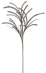 31"L GLITTERED/PAPER GRASS SPRAY - BROWN - XS104904