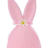 7.25"HX5.5"DIA EGG W/EARS AND BOW - PINK - HE620514