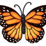 12"LX8.3"H METAL/EMBOSSED MONARCH - YELLOW/ORANGE/BLACK/WHITE - MD079844